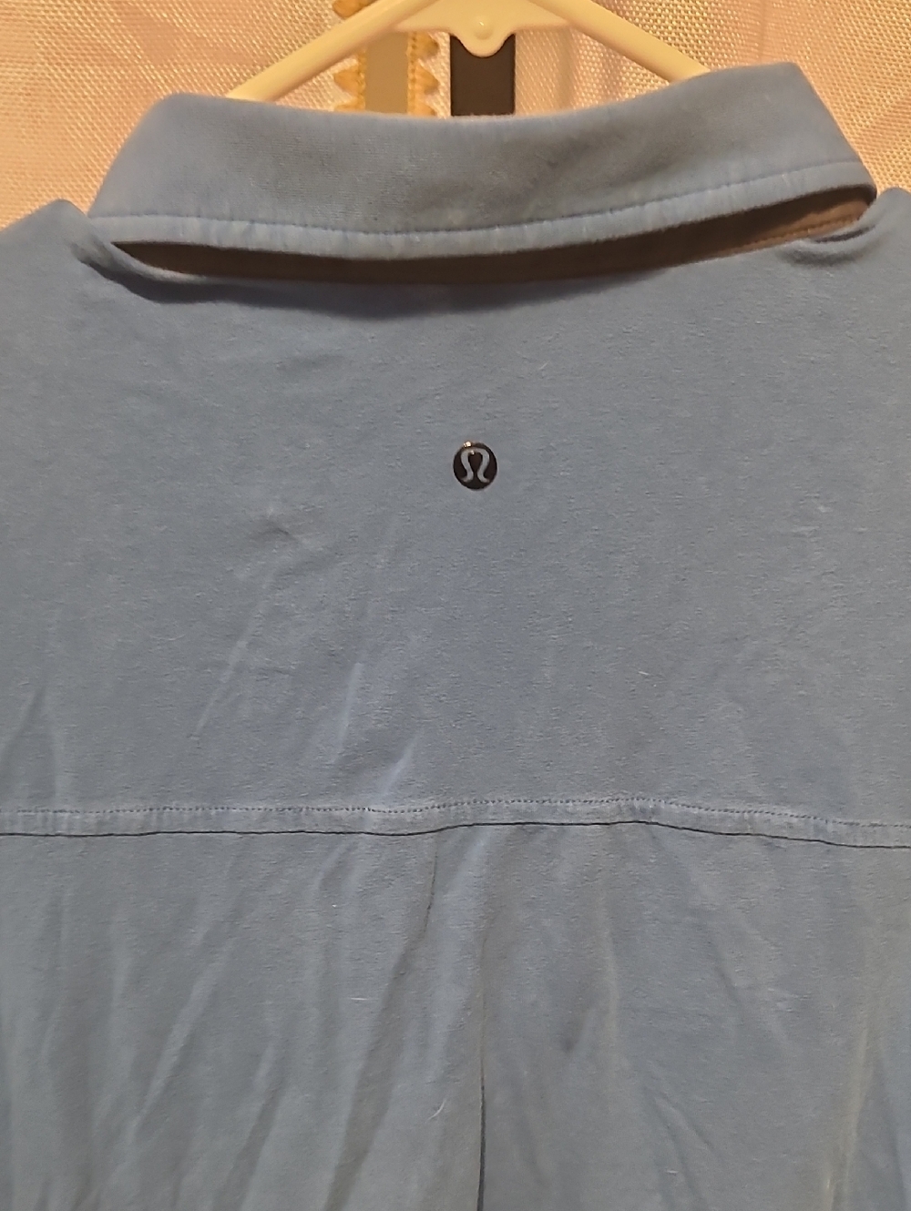 Lululemon Short Sleeve Pockets Polo Shirt Mens Size Xl Blue - Picture 3 of 4